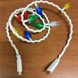 Festive Multi-Color USB-C to USB-C Cable